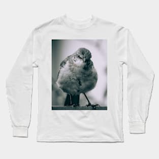 Grumpy Bird Photograph Long Sleeve T-Shirt